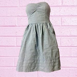 Pastel Strapless Babydoll Dress